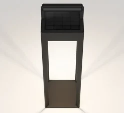Lampe*Astro Lampe à poser, d'extérieur, Kuro 250, , IP44, LED, dim, 2700K, 145 lm, L14,5cm, H55cm - noir texturé