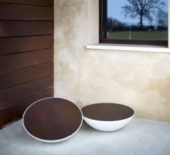 Lampe*Foscarini Lampe à poser, d'extérieur, Solar, , IP65, Ø80cm, H26cm - marron