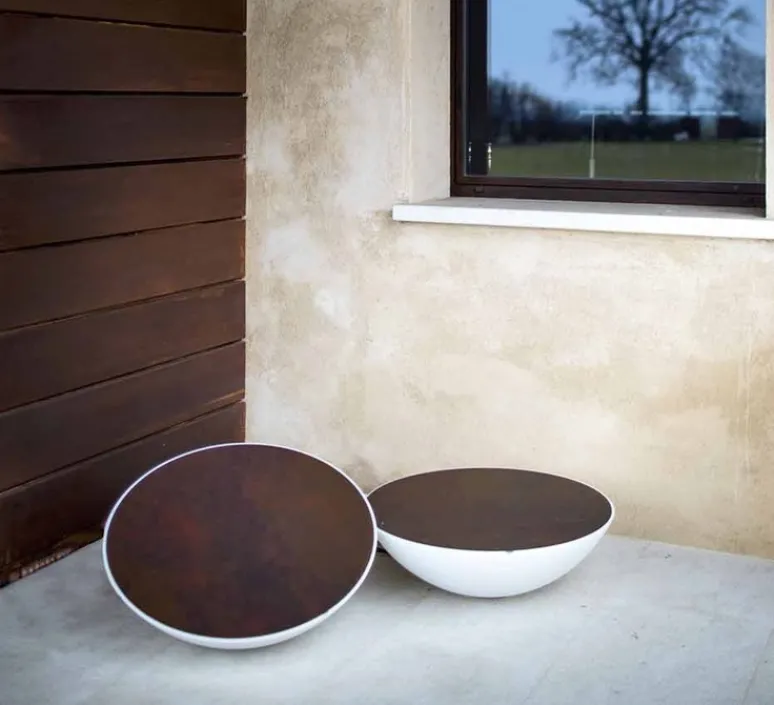 Lampe*Foscarini Lampe à poser, d'extérieur, Solar, , IP65, Ø80cm, H26cm - marron