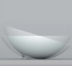 Lampe*Foscarini Lampe à poser, d'extérieur, Solar, , IP65, Ø80cm, H26cm - marron