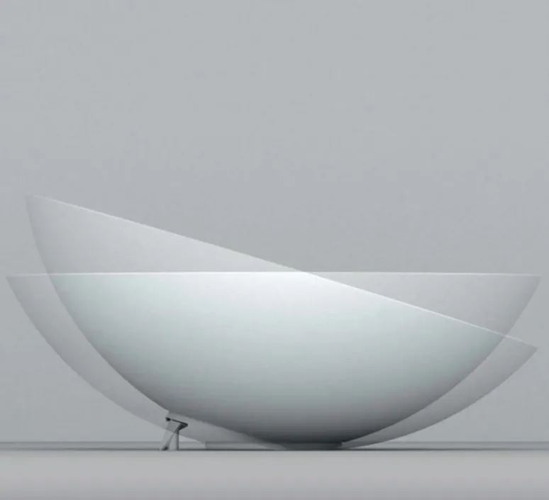 Lampe*Foscarini Lampe à poser, d'extérieur, Solar, , IP65, Ø80cm, H26cm - marron