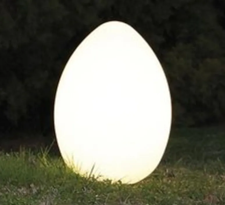 Lampe*Fontana Arte Lampe à poser d'extérieur, Uovo Grande, , IP65, Ø43cm, H62cm - blanc