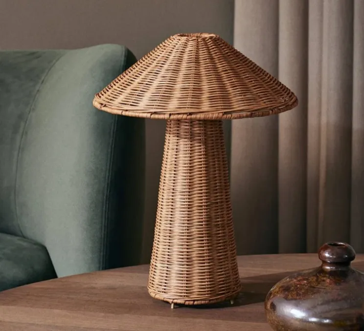 Lampe à poser, Dou, naturel, Ø30,4cm, H40cm - Ferm Living