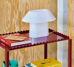 Lampe*HAY Lampe à poser, Drome, , LED, 2700K, 380 lm, L31,5cm, H22cm - blanc