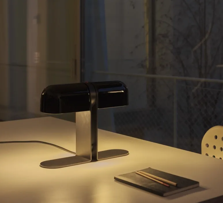 Lampe*Santa & Cole Lampe à poser, Duo, , L35,8cm, H27,5cm - noir