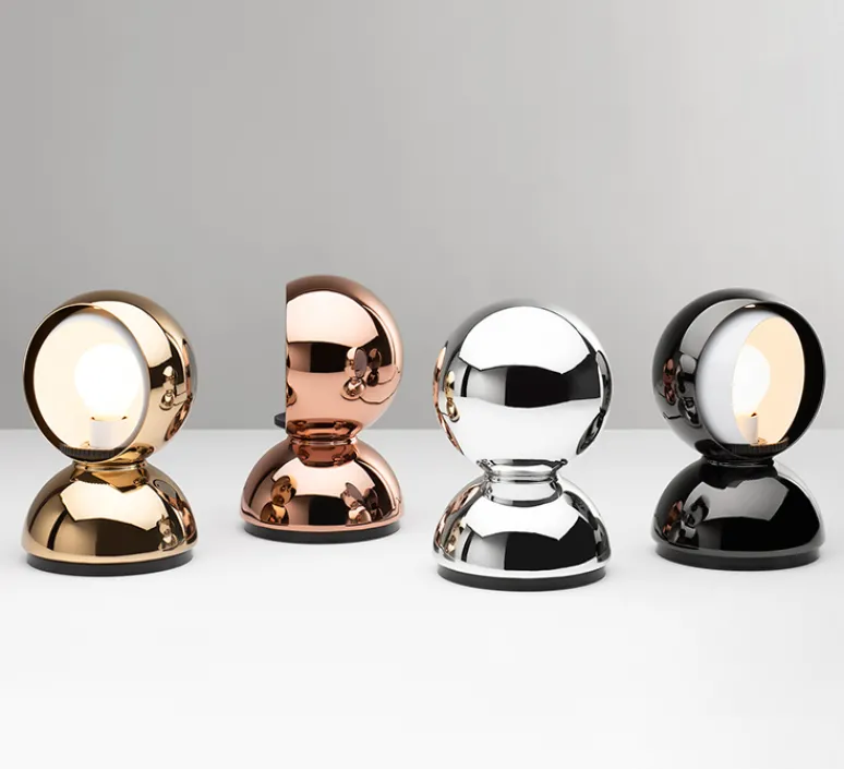 Enfants|Lampe*Artemide Lampe à poser, Eclisse, , Ø12cm, H18cm - miroir