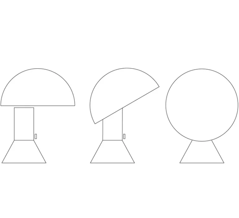 Lampe|Enfants*Martinelli Luce Lampe à poser, ELMETTO, , H28cm - Martinelli-luce blanc