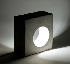 Lampe à poser, Flastaire, gris, L21,5cm, H21,5cm - Serax