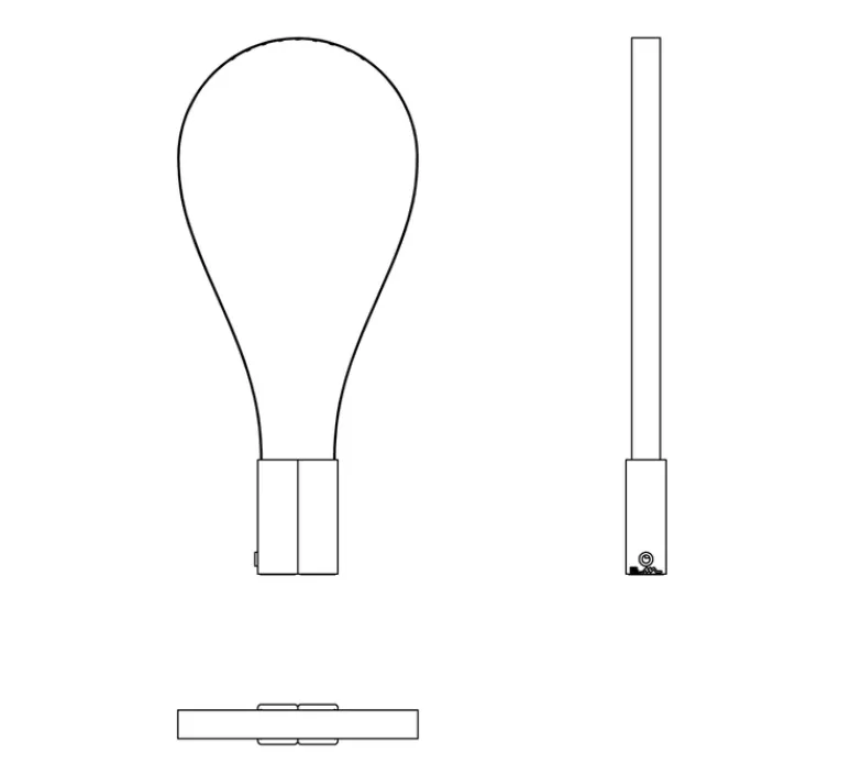 Enfants|Lampe*Martinelli Luce Lampe à poser, FLUIDA, , H45cm - Martinelli-luce blanc