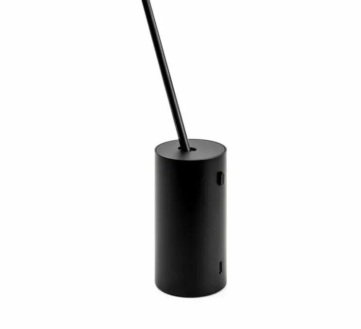 Lampe à poser, FM, noir, dim, 2700K, 154lm, Ø5,8cm, H99,8cm - Davide groppi