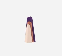 Enfants|Lampe*Matière Grise Lampe à poser, FRAGMENT, , L25,5cm, H57,6cm - Rose, Orange givré, Violet