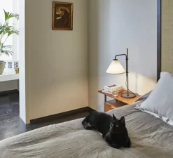 Lampe*Marset Lampe à poser, Funiculi Fabric, , LED, H61,4cm - noir, sable