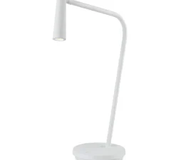 Lampe à poser, Gamma, blanc, LED, 2700k, 293 lm, L32,6cm, H46,5cm - LEDs C4