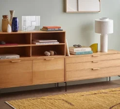 Lampe à poser, Gesso, blanc mat, Ø28,5cm, H51cm - HK Living