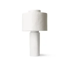 Lampe à poser, Gesso, blanc mat, Ø28,5cm, H51cm - HK Living