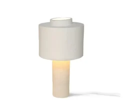 Lampe à poser, Gesso, blanc mat, Ø28,5cm, H51cm - HK Living