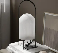 Lampe à poser, Ghost, blanc, Ø15cm, H38cm - WOUD