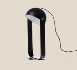 Lampe*Nexel Lampe à poser, Gordo, , LED, 3000K, Ø13cm, H30cm - noir
