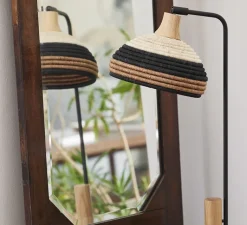 Lampe*Forestier Lampe à poser, Grass, , L33cm, H70cm - marron