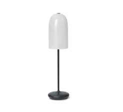 Lampe*Ferm Living Lampe à poser, Gry, , LED, dim, 3000K, 240 lm, Ø10cm, H44,3cm - noir