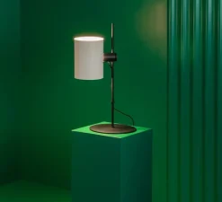 Lampe*Faro Lampe à poser, Guadalupe, lampe de table, , L24cm, H55cm - beige