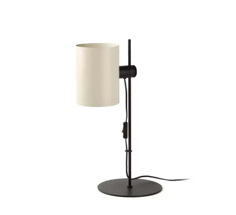 Lampe*Faro Lampe à poser, Guadalupe, lampe de table, , L24cm, H55cm - beige