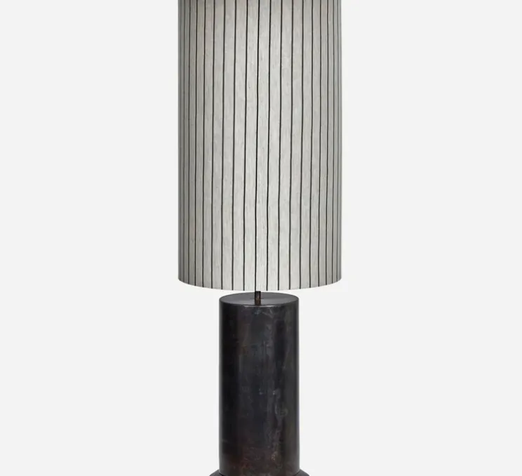 Lampe à poser, HDRafi, marron, blanc et noir, Ø40cm, H122cm - House Doctor