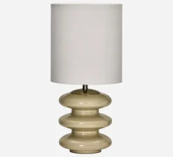 Lampe à poser, HDStep L, sable et blanc cassé, Ø33,5cm, H69cm - House Doctor