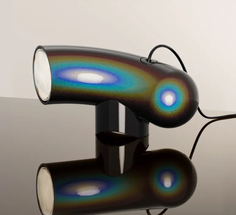 Lampe*Darmes Lampe à poser, Hyphen Simple, , L11cm, H15cm, 3000K, 1000lm - Noir chromatique