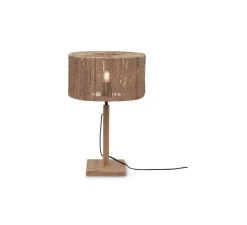 Lampe à poser, Iguazu, naturel, Ø30cm, H37cm - Good&Mojo
