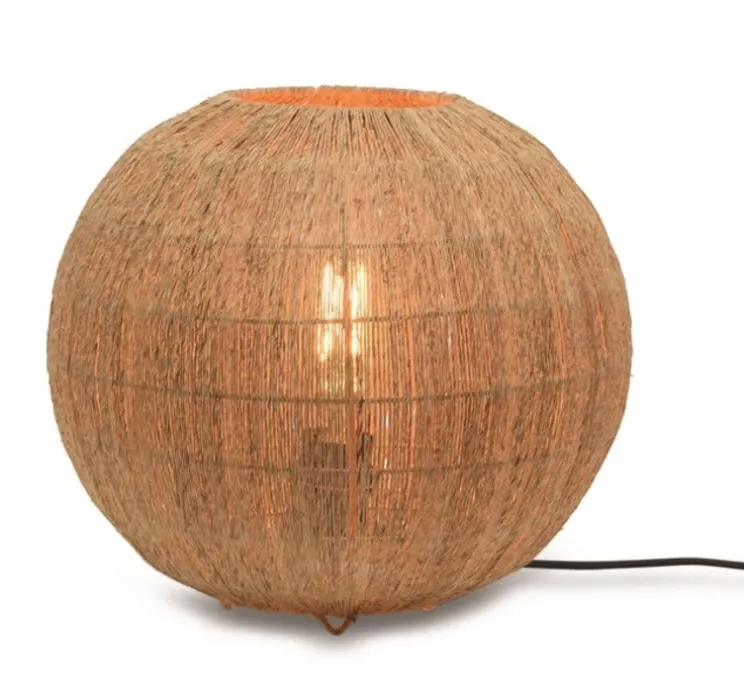 Lampe à poser, Iguazu, naturel, Ø32cm, H36cm - Good&Mojo
