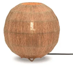 Lampe à poser, Iguazu, naturel, Ø25cm, H25cm - Good&Mojo