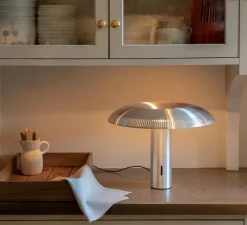 Lampe*Wastberg Lampe à poser, Ilumina, , LED, 2700K, 776lm, Ø40,3cm, H30,5cm - aluminium