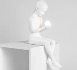 Enfants|Lampe*Seletti Lampe à poser, Innerglow Mini Girl, , L22cm, H49,5cm - blanc