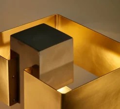 Lampe*DCW éditions Paris Lampe à poser, Iota, , Cauvet, LED, dim, 2700K, 660 lm, L23,8cm, H43,4cm - gris, or