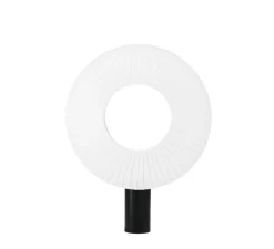 Lampe*Dix heures dix Lampe à poser, Iris 40, blanc & noir, LED, dim, 2700K, 4800 lm, Ø41,5cm, H55cm - blanc & noir