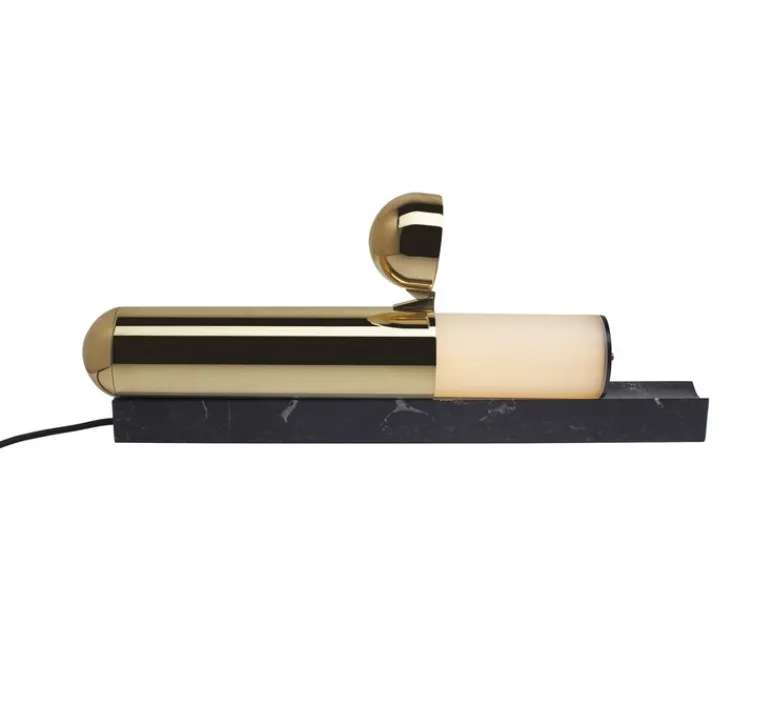 Lampe*DCW éditions Paris Lampe à poser, ISP table, , LED, 2700k, L55,5cm, H12cm - Dcw editions noir et or