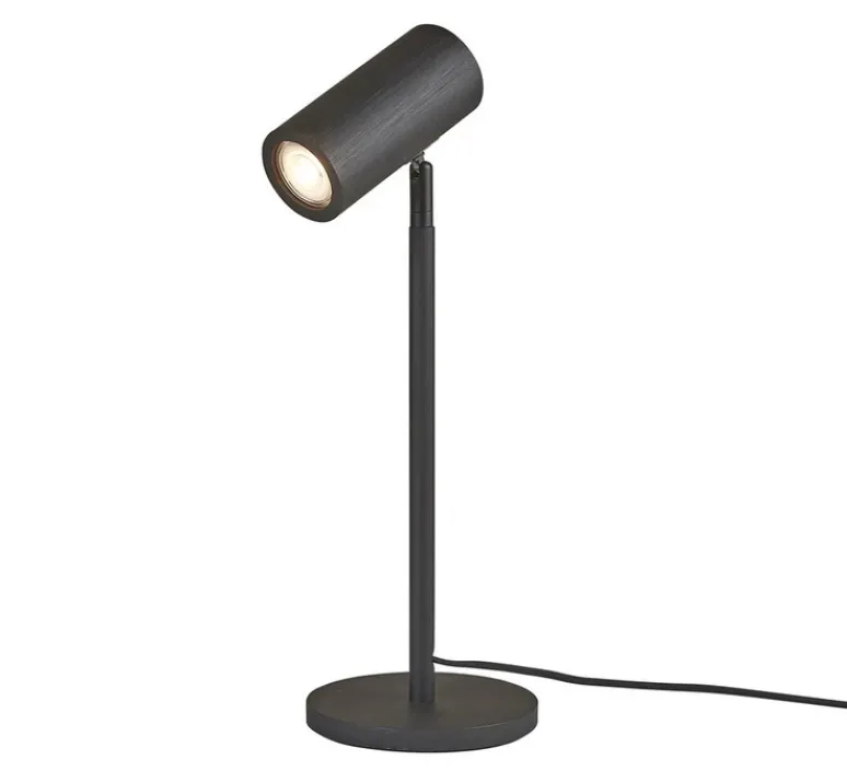 Lampe*Good&Mojo Lampe à poser, Java, , Ø18cm, H47cm - noir