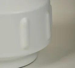 Lampe à poser, Jimmy L, blanc, Ø32cm, H83cm - Market Set