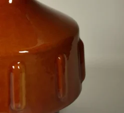 Lampe à poser, Jimmy XL, brun et beige, Ø36cm, H121cm - Market Set