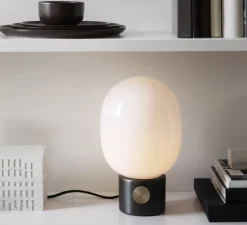 Lampe*Audo Copenhagen Lampe à poser, JWDA , , Ø17cm, H29cm - bronze, opalin brillant