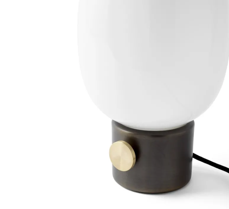 Lampe*Audo Copenhagen Lampe à poser, JWDA , , Ø17cm, H29cm - bronze, opalin brillant