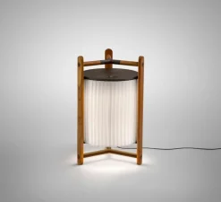 Lampe*Bover Lampe à poser, Kando M/40, sable, LED, dim, 2200-2400-2700K, 1653 lm, Ø22,5cm, H40cm - beige, marron