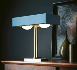 Lampe*Bert frank Lampe à poser, Kernel, , laiton, LED, L40cm, H20cm - bleu