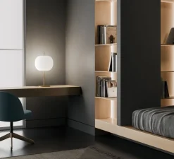 Lampe*KDLN Lampe à poser, Kushi XL, , Ø33cm, H61cm - laiton