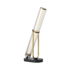 Lampe*DCW éditions Paris Lampe à poser, La Lampe Frechin, , LED, 2700K, 1240lm, L25cm, H62,5cm - marbre noir et verre
