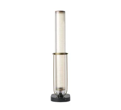 Lampe*DCW éditions Paris Lampe à poser, La Lampe Frechin, , LED, 2700K, 1240lm, L25cm, H62,5cm - marbre noir et verre