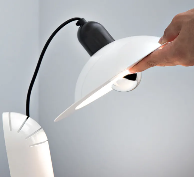 Lampe*Stilnovo Lampe à poser, Lampiatta, , L28,2cm, H48,4cm - blanc