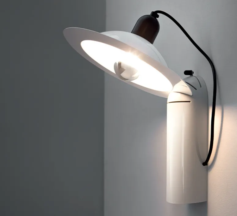 Lampe*Stilnovo Lampe à poser, Lampiatta, , L28,2cm, H48,4cm - blanc