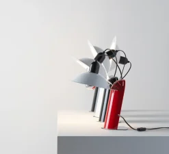 Lampe*Stilnovo Lampe à poser, Lampiatta, , L28,2cm, H48,4cm - rouge